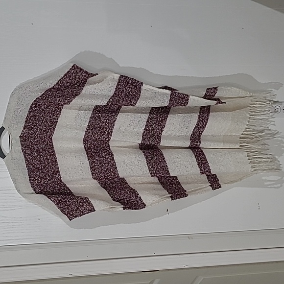 Mud Pie Poncho Sarape Cape Blanket Shawl - Picture 5 of 6